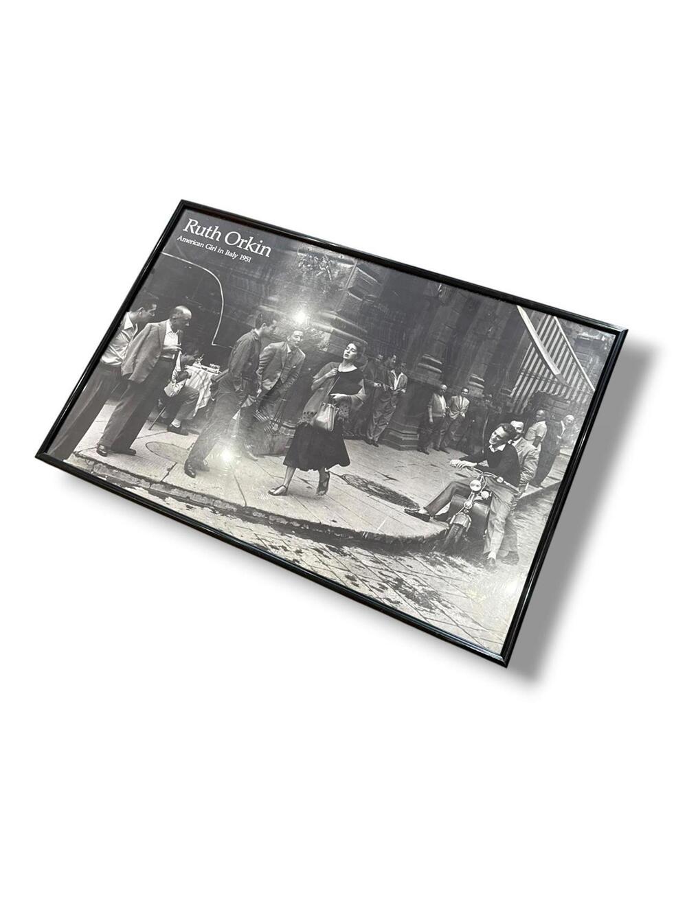 Ruth Orkin Girl in Italy 1951 Framed Poster